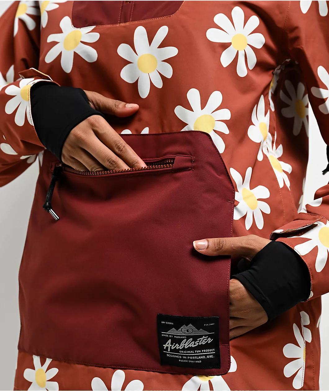 Airblaster Freedom Rust Big Daisy 10K Anorak Snowboard Jacket Product Image