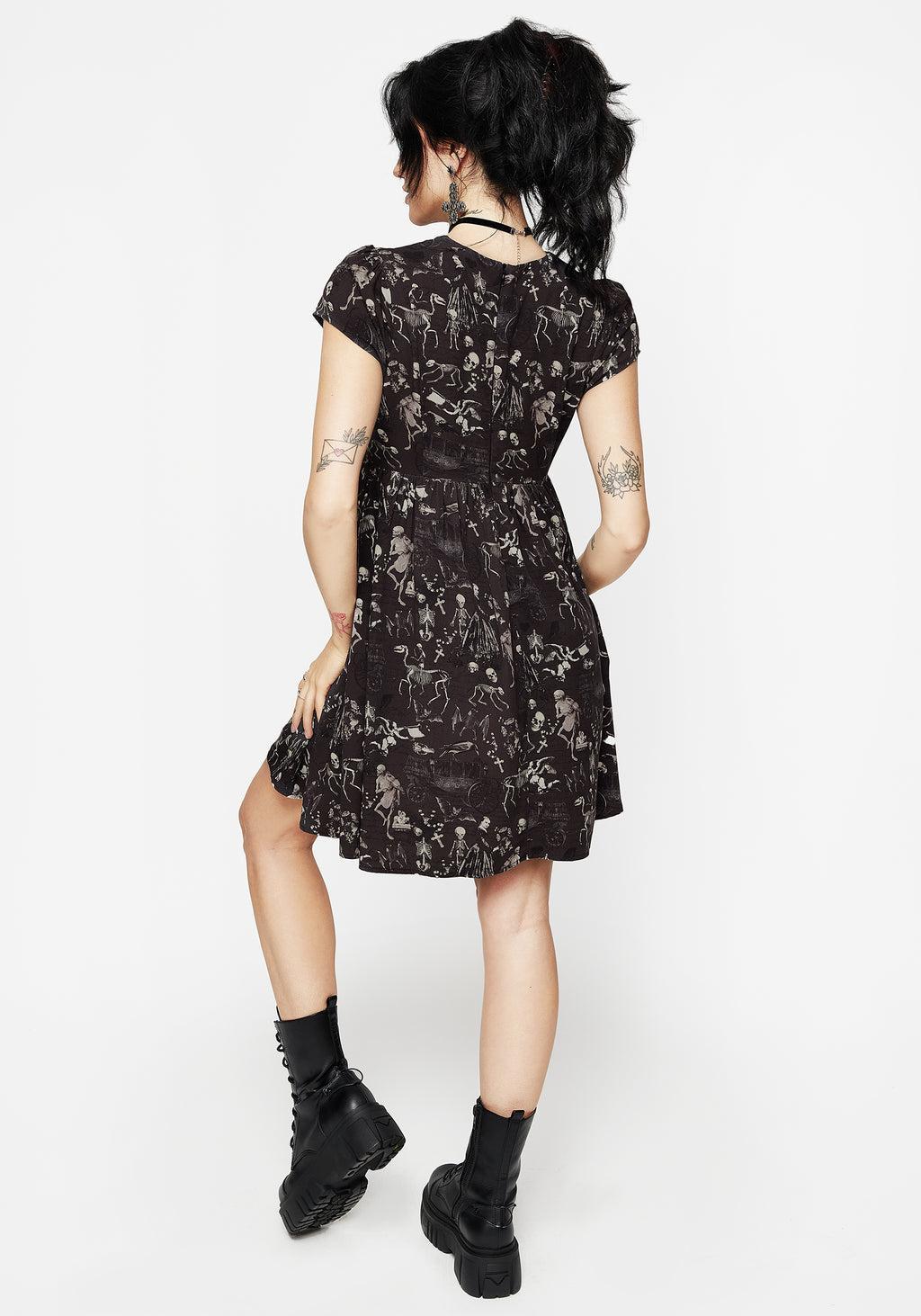 Melancholia Mini Skater Dress Product Image