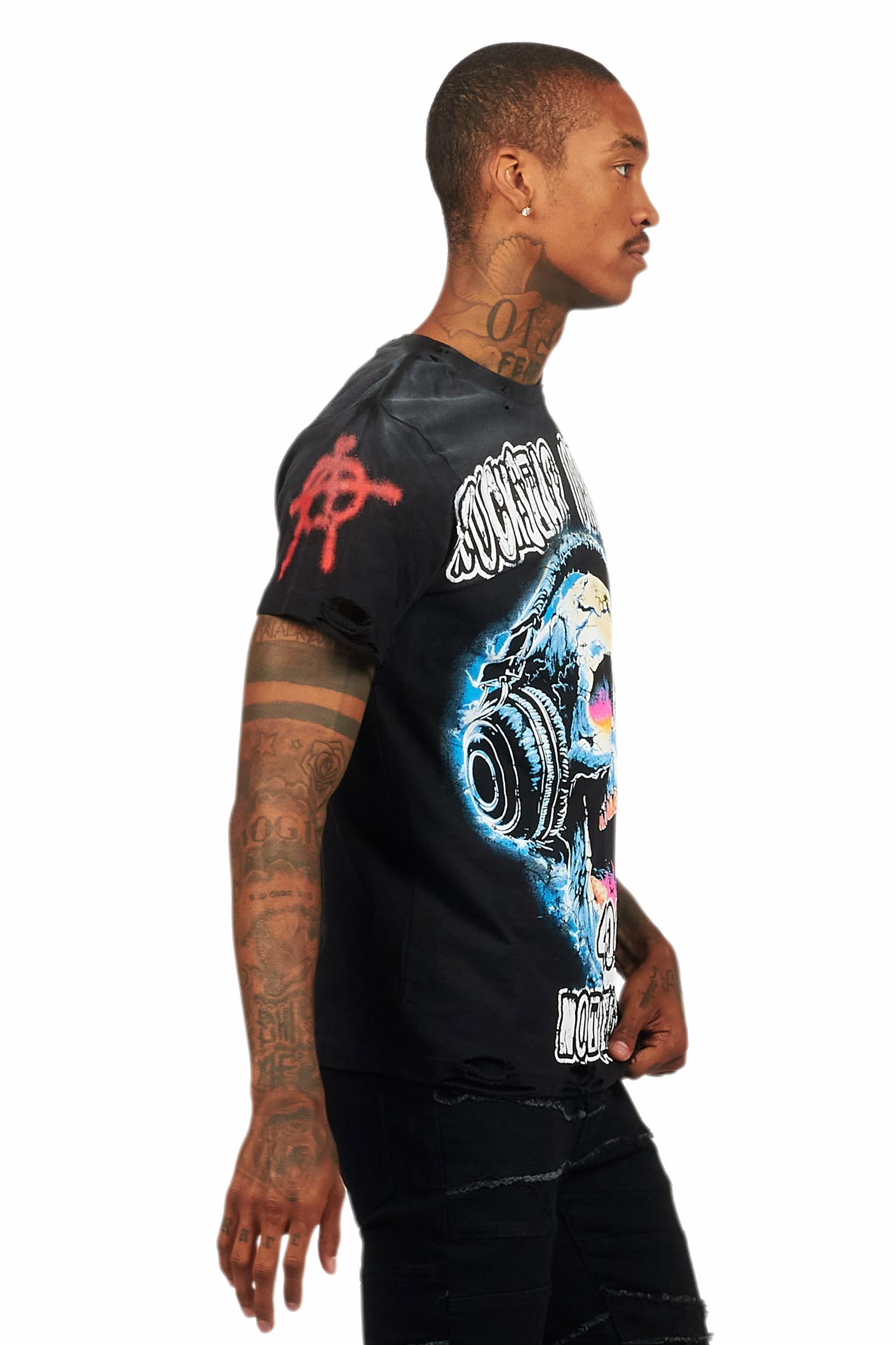 Amare Black Graphic T-Shirt Male Product Image
