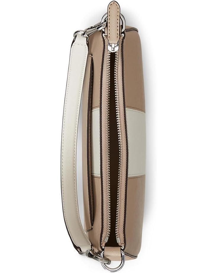 Crosshatch Leather Medium Danni Shoulder Bag Product Image
