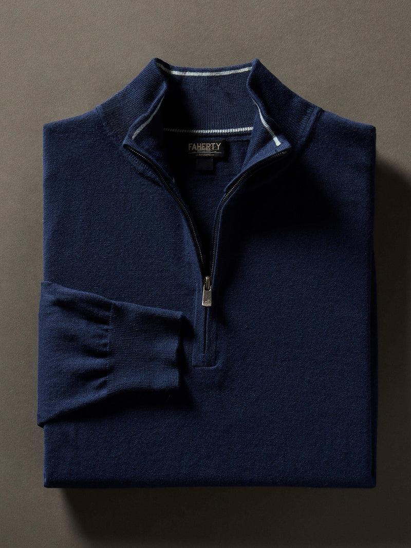 Movement™ Quarter Zip Sweater - Marine Navy Heather Product Image