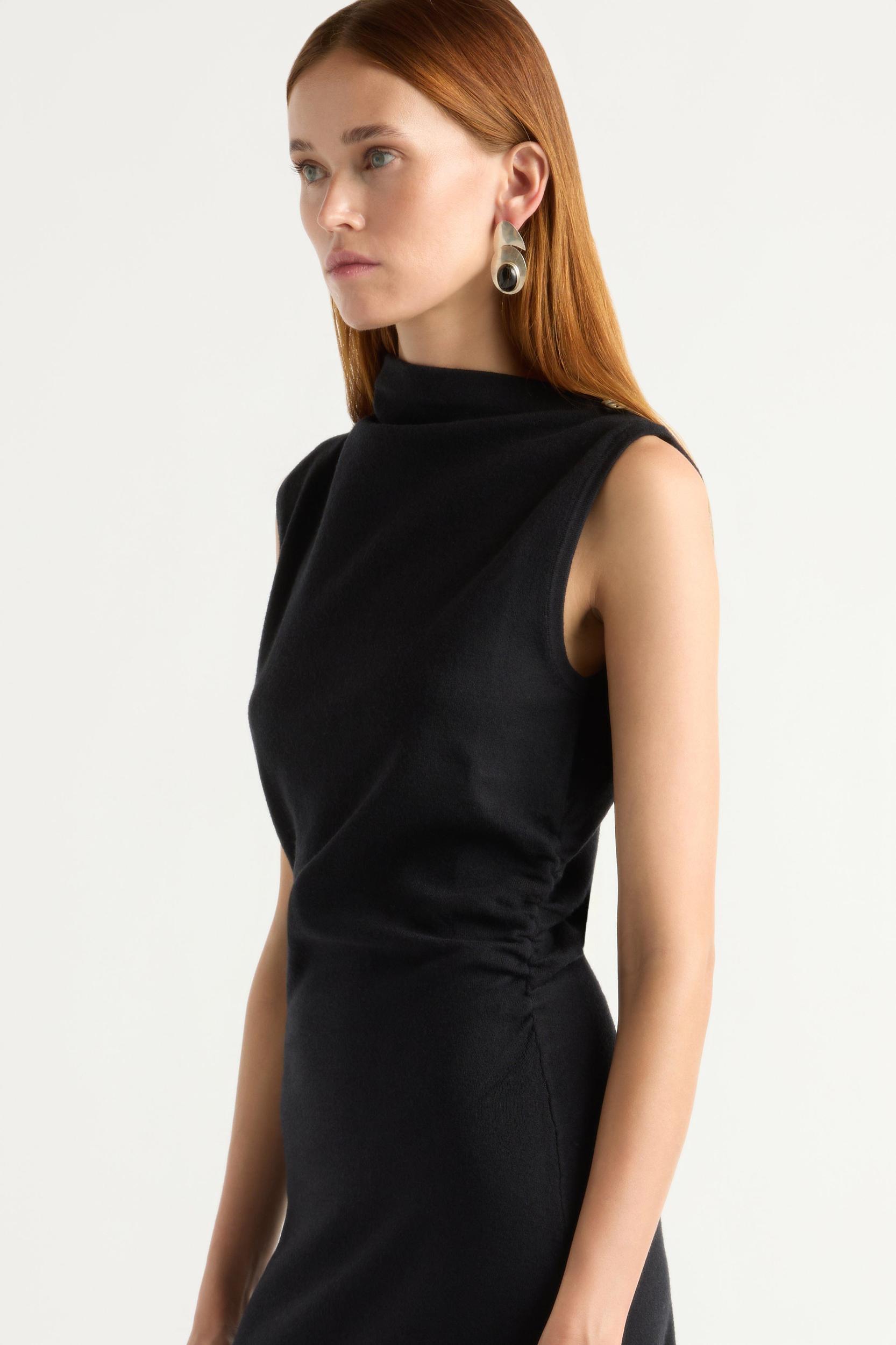 Abel Sleeveless Asymmetric-Neck Dress Product Image