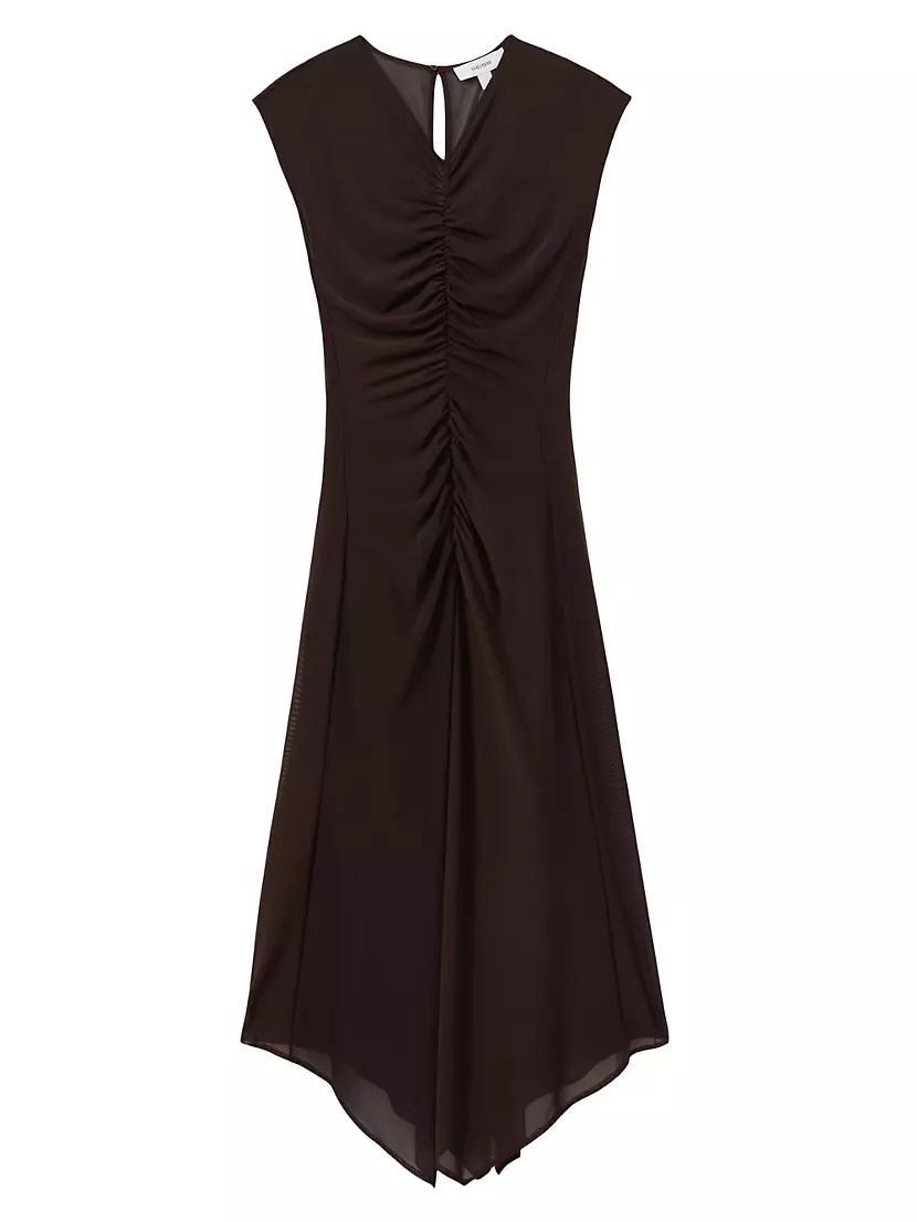 Lyra Ruched Midi-Dress Product Image