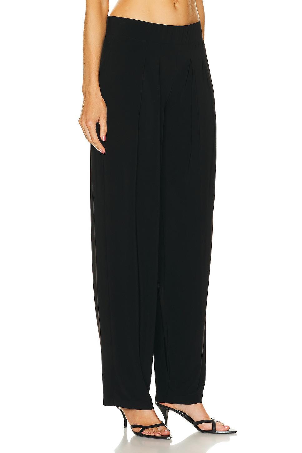 Norma Kamali Low Rise Pleated Trouser Product Image