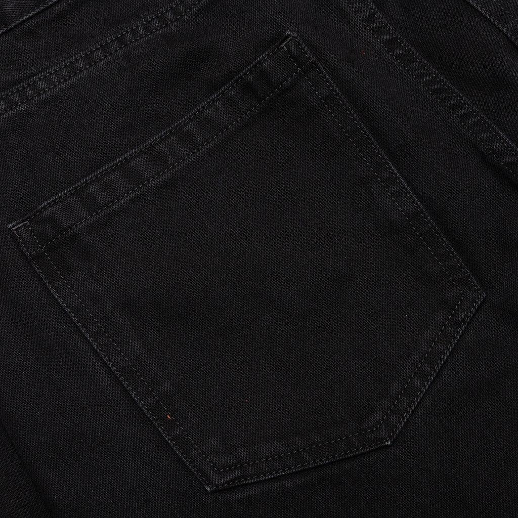 Slim Fit Denim Pant w/Picture Patch - Black Male Product Image
