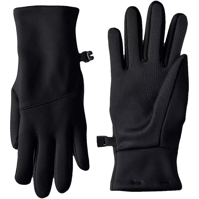 Women's Lands' End Everyday Stretch Gloves, Size: Large, Dusk Gray Product Image
