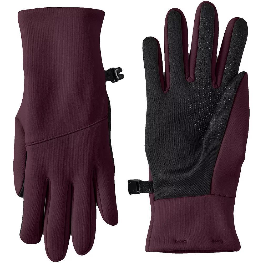 Women's Lands' End Everyday Stretch Gloves, Size: Large, Dusk Gray Product Image