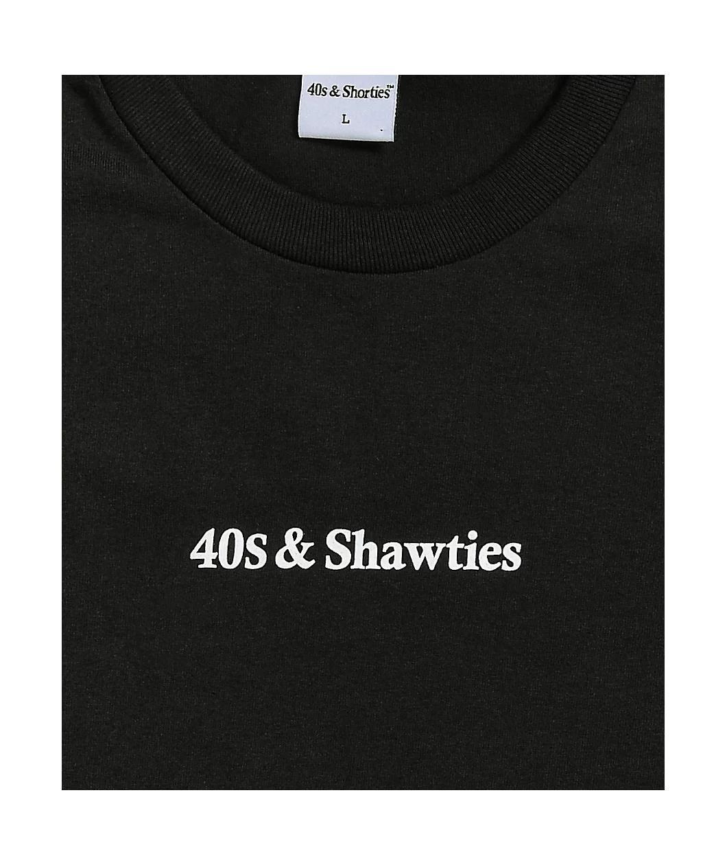 40s & Shorties Shawties Black T-Shirt Product Image