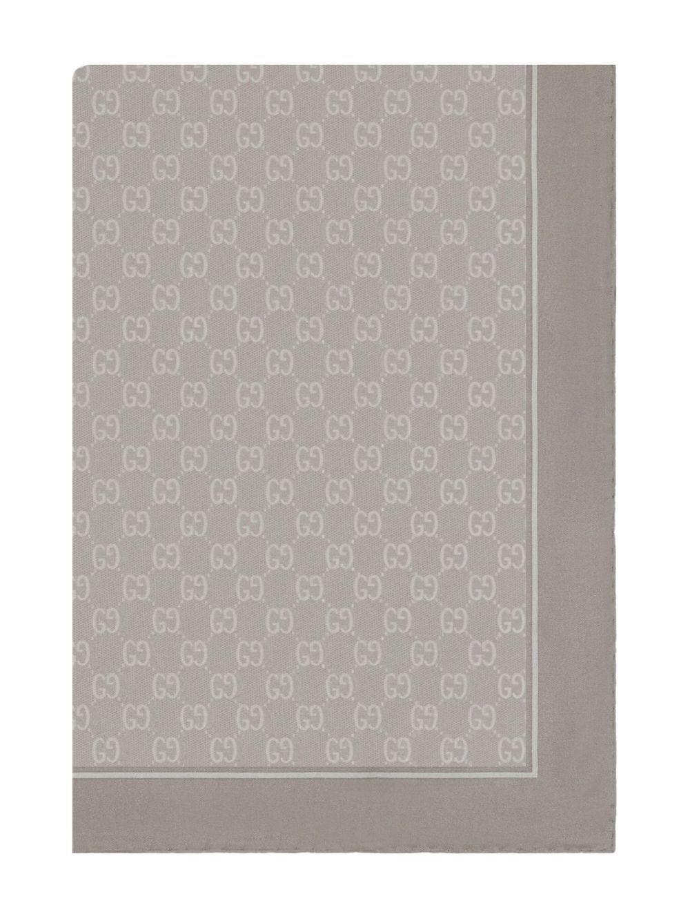 GG monogram print scarf Product Image