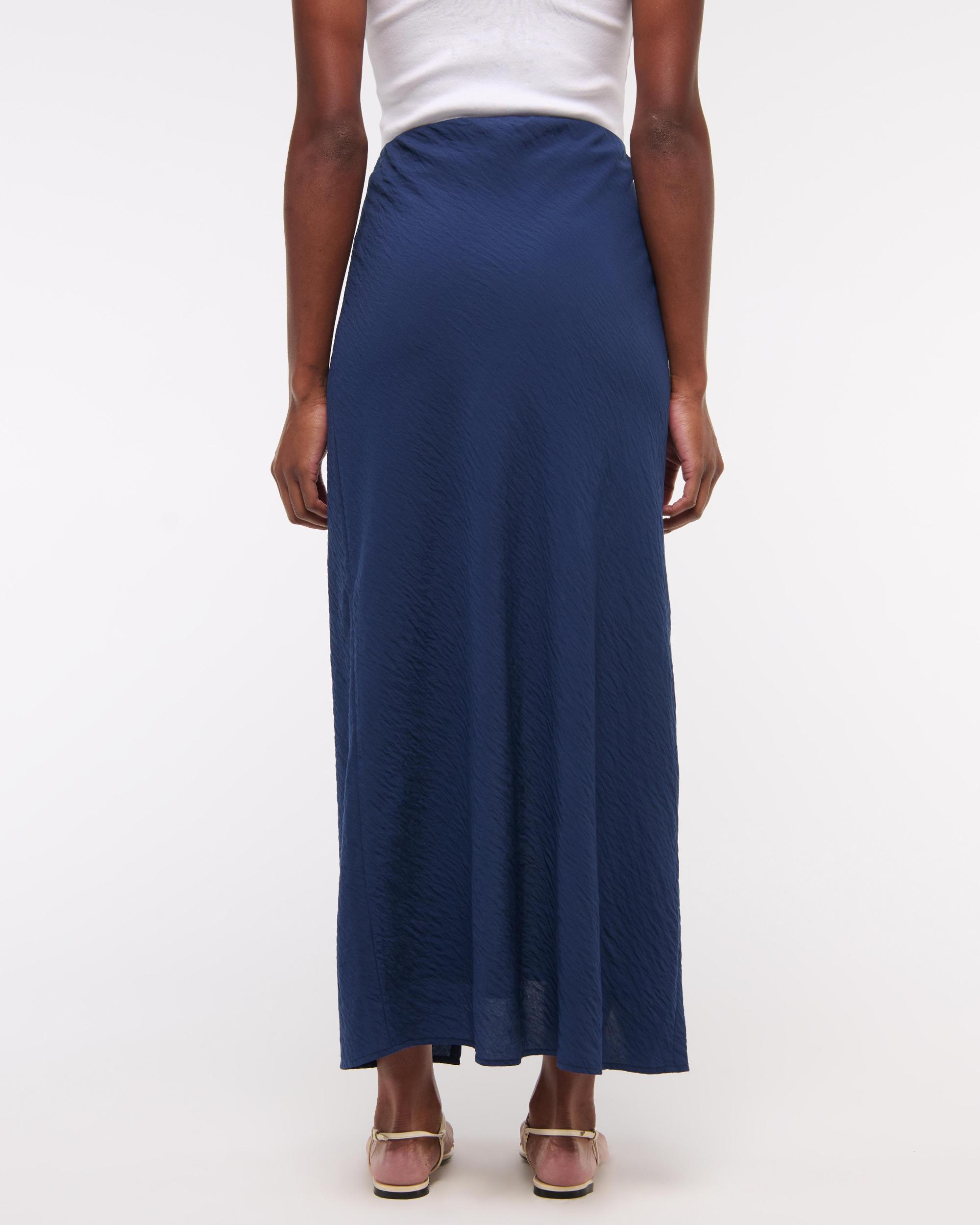 Mid Rise Sarong Maxi Skirt Product Image