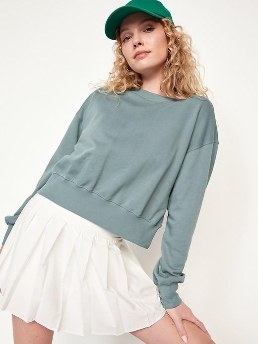 SoComfy Drop-Shoulder Crew-Neck Sweatshirt Product Image