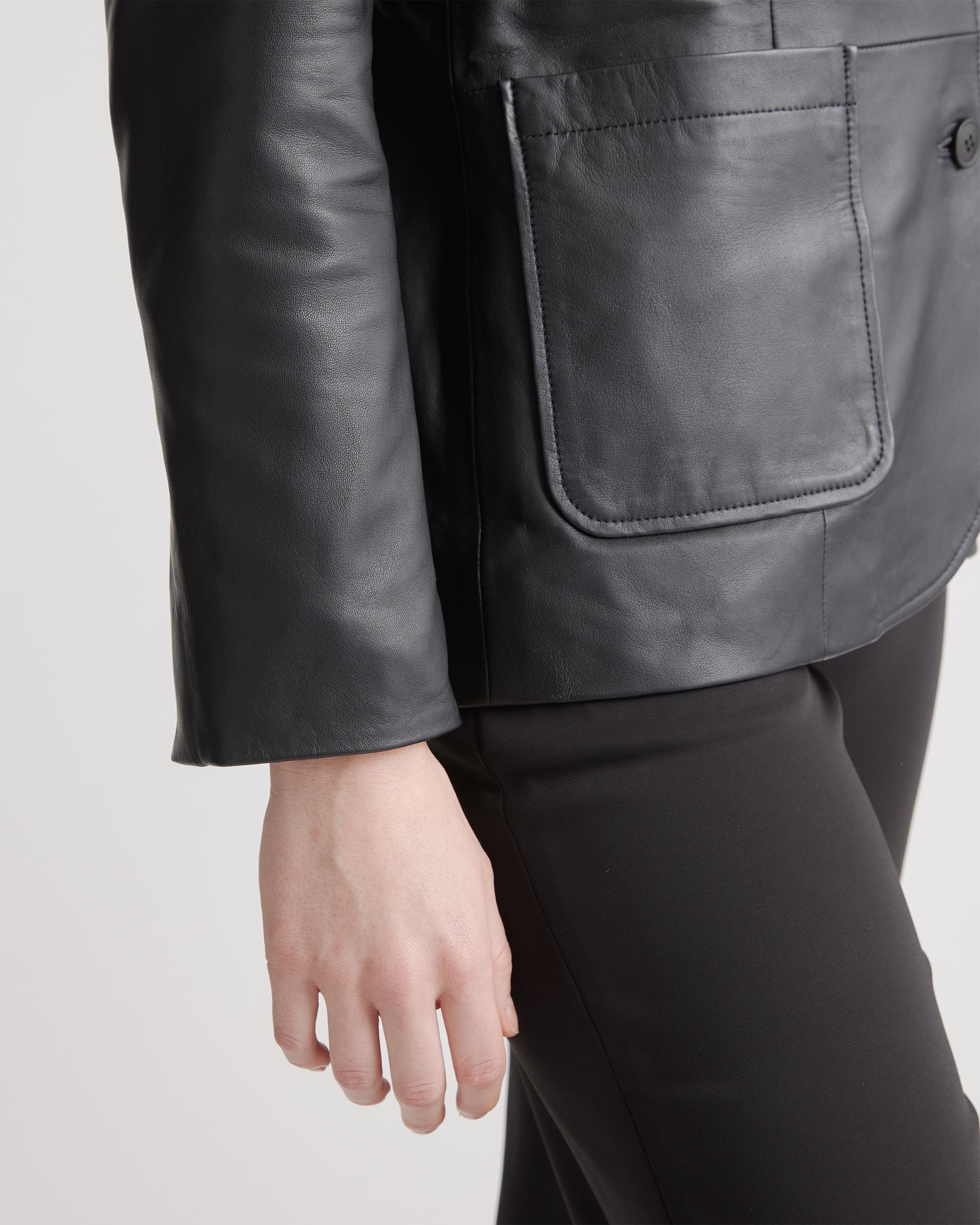 Quince | Women's Blazer Size XS, Leather Product Image