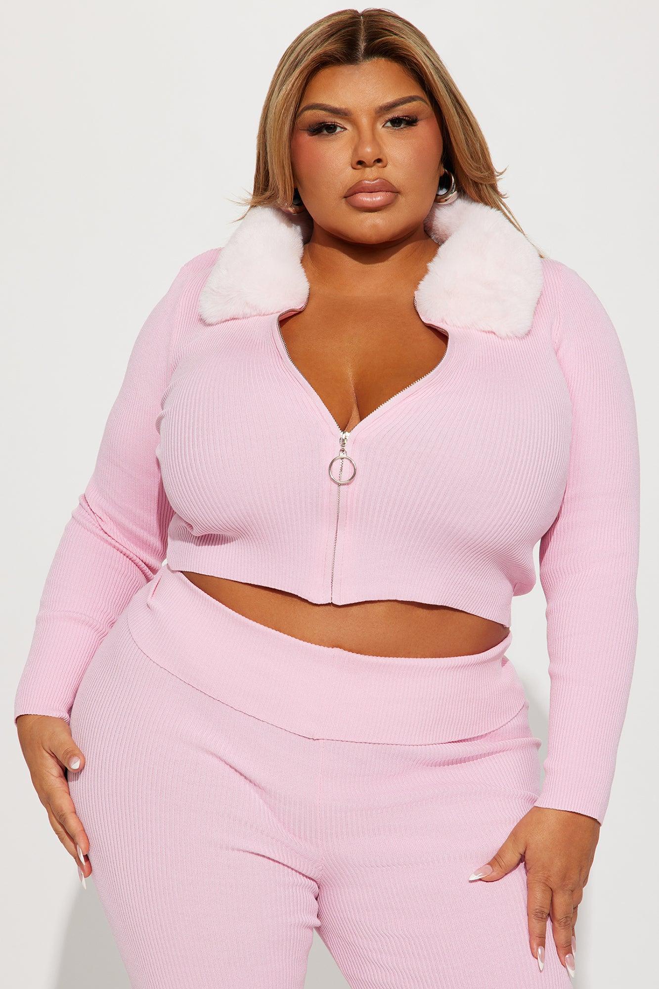 Always Sweet Sweater Pant Set - Pink Product Image