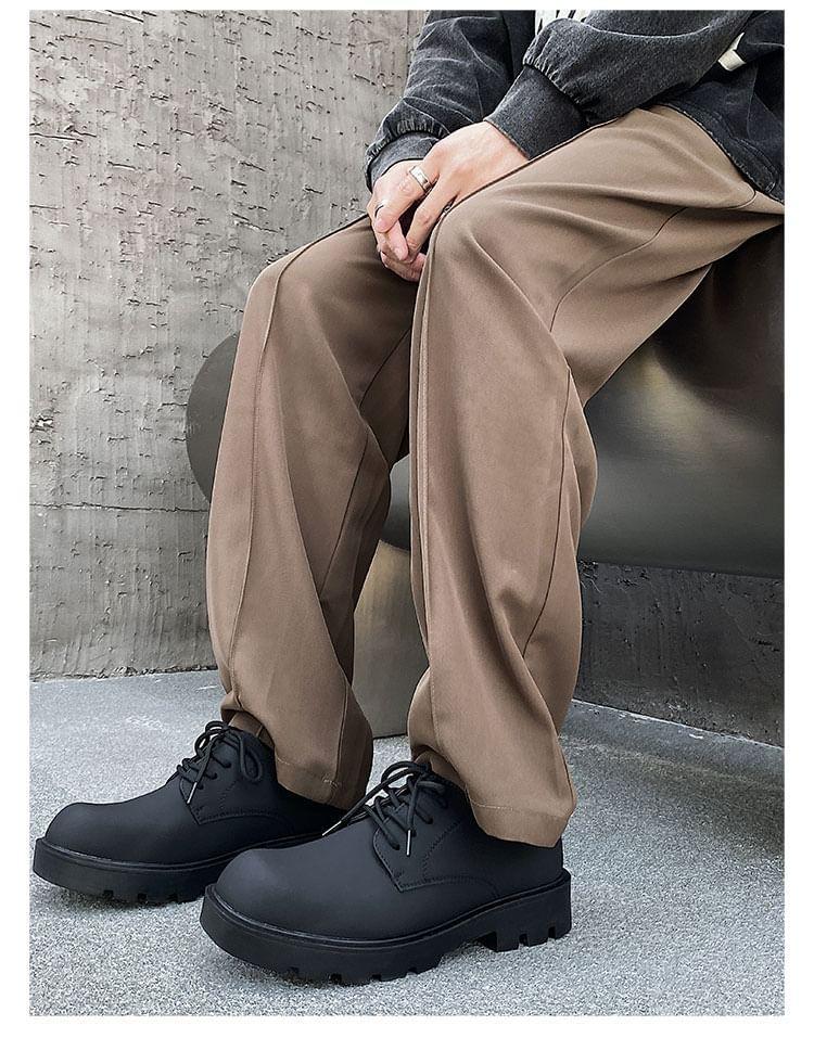 Platform Lace Up Oxford Shoes Product Image