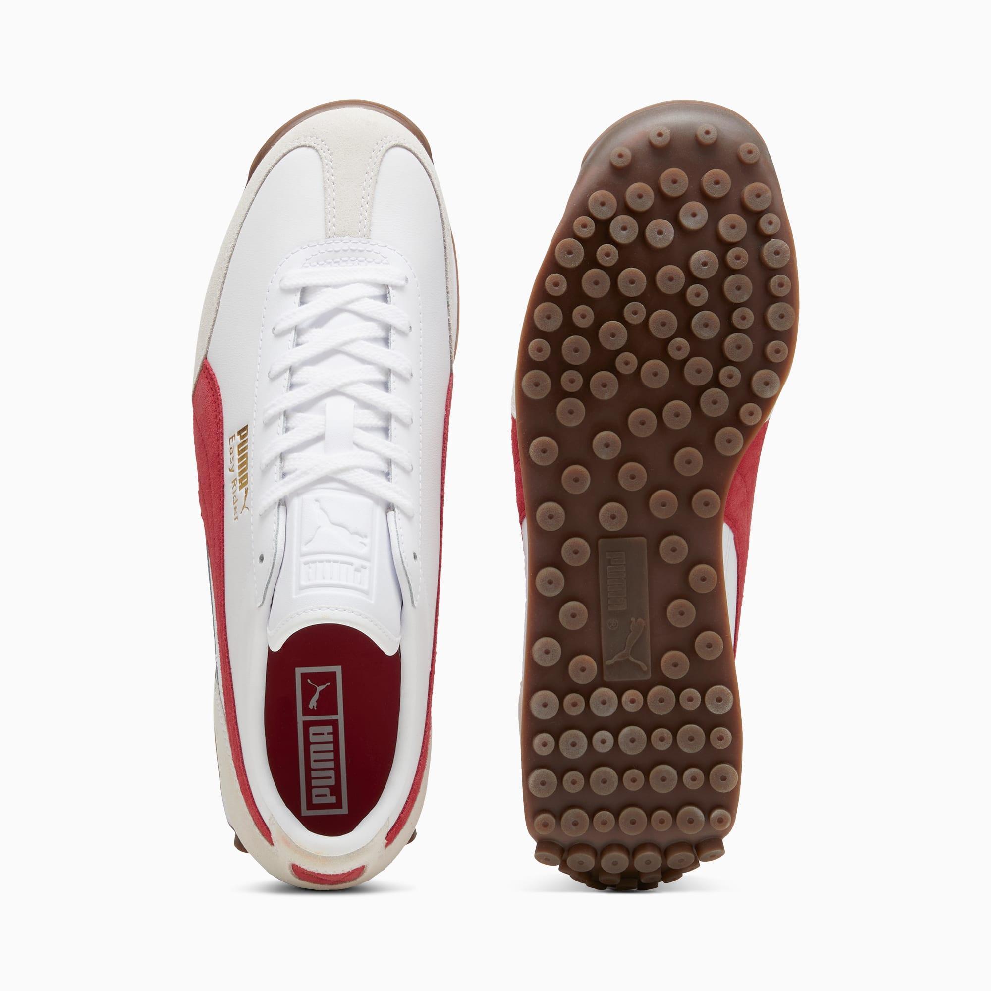 PUMA Easy Rider Mix Men's Sneakers in White/Club Red Product Image
