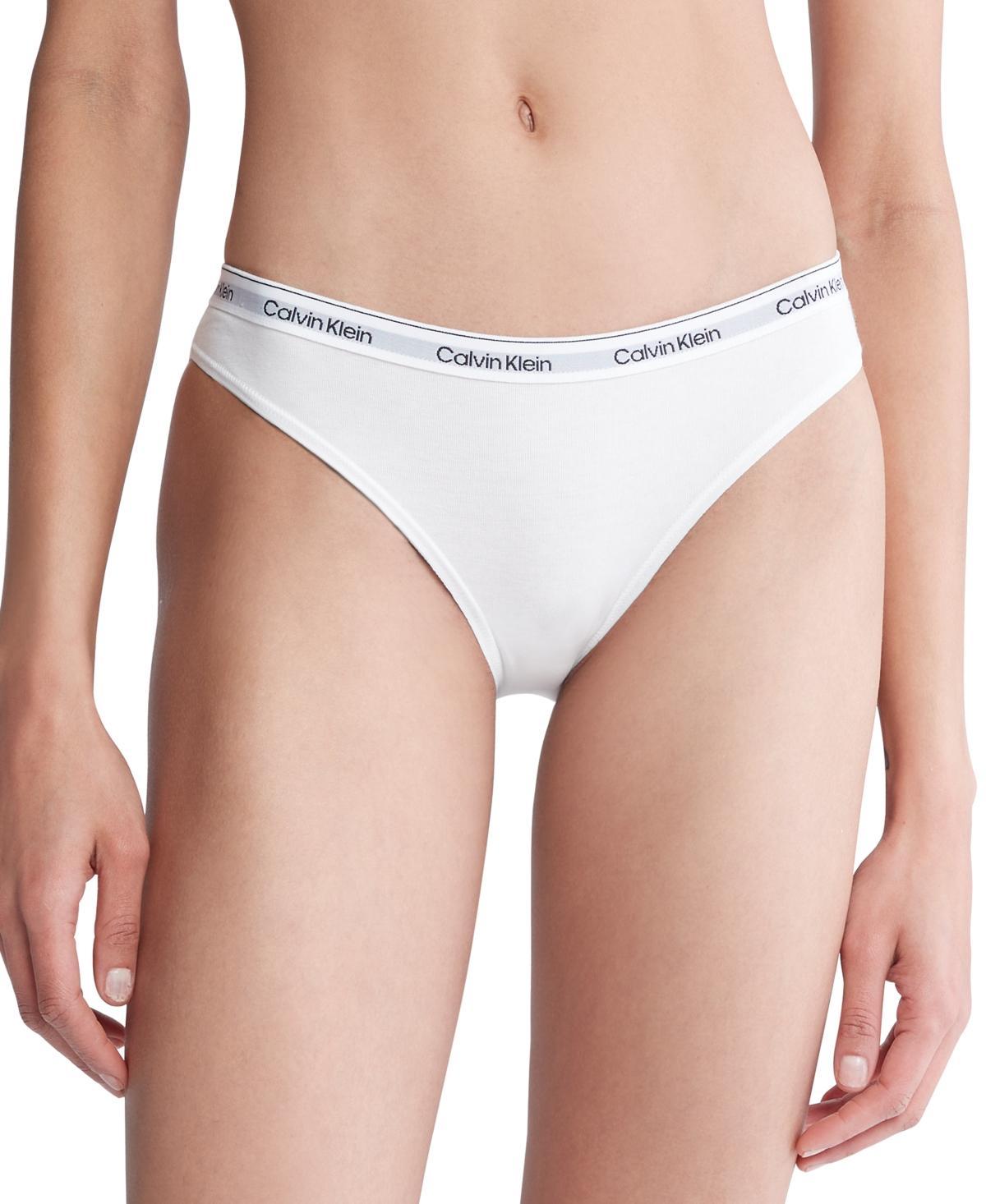 Calvin Klein Women's Modern Logo Bikini - Grey - L Product Image