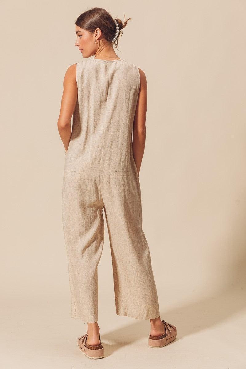 Overall Jumpsuit With Pockets Product Image