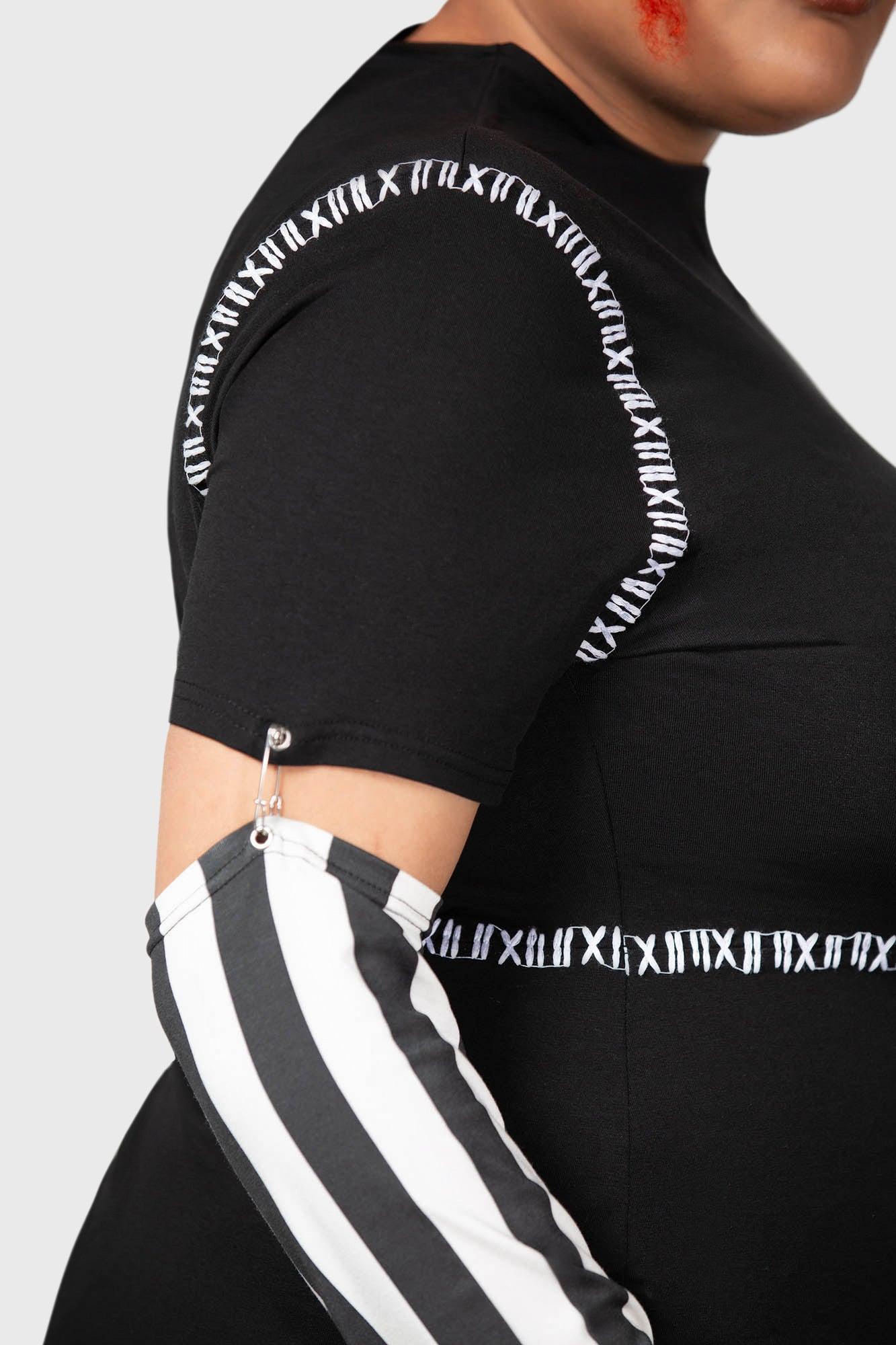 Stripes & Stitches Dress [PLUS] Female Product Image