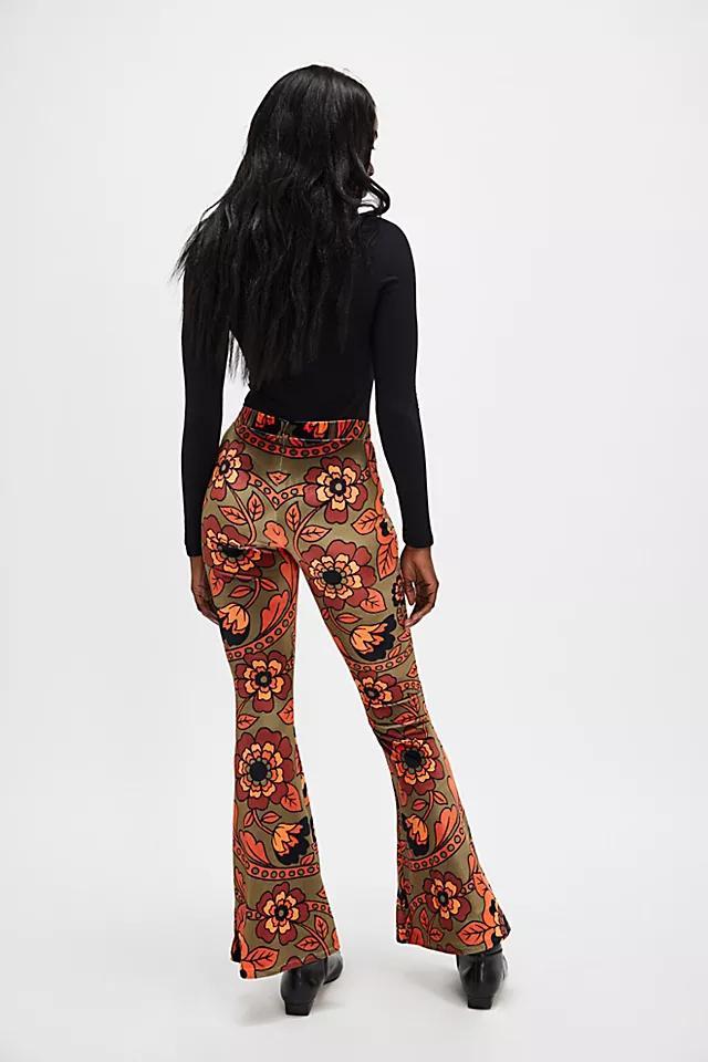 Flare Street Classic Velvet Flare Pants Product Image