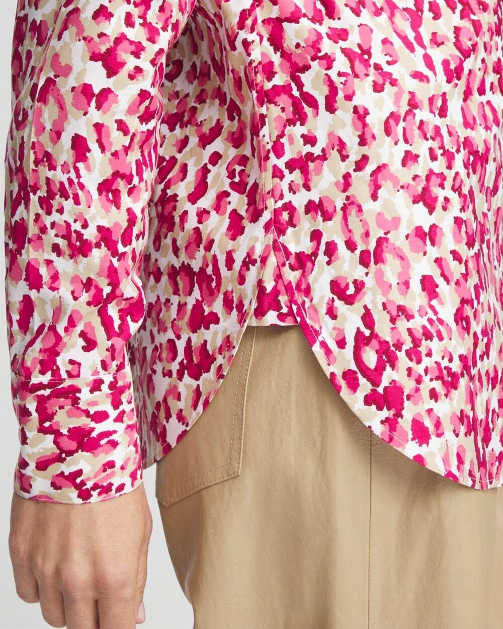 No Iron™ Leopard Print Shirt Product Image