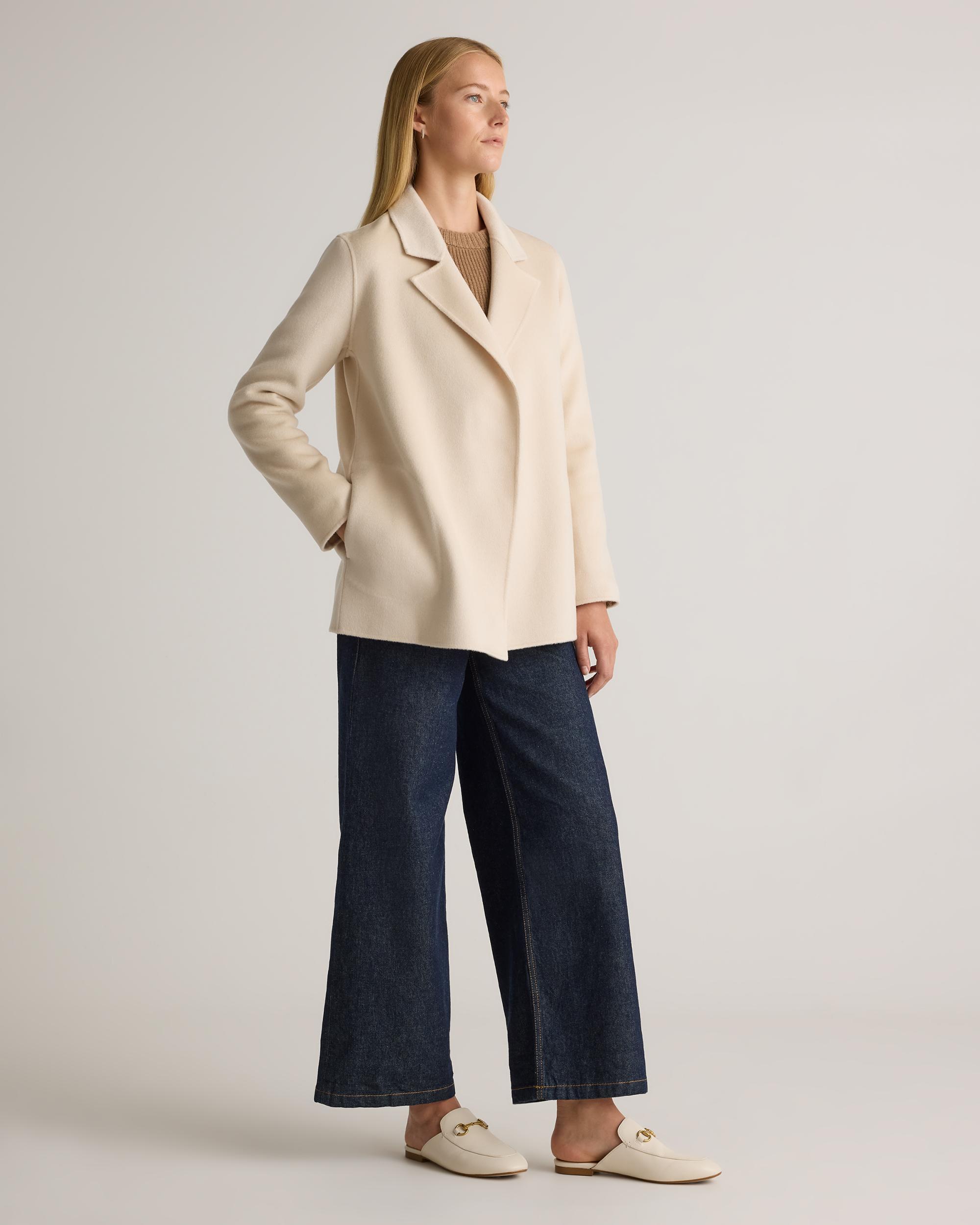Quince | Women's 100% Mongolian Cashmere Double-Faced Open Blazer Size XS Product Image