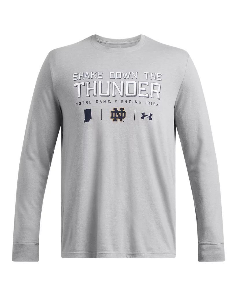 Men's UA Performance Cotton Collegiate Long Sleeve Product Image