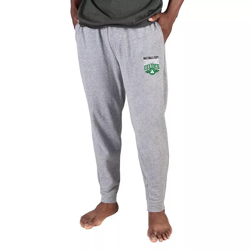 Mens Concepts Sport Gray Boston Celtics 2024 NBA Finals Champions Mainstream Cuffed Terry Pants Product Image