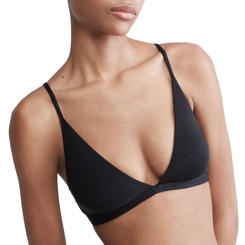 Women's Calvin Klein Form to Body Lightly Lined Bralette QF6758, Size: Small, Speakeasy Product Image