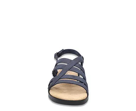 Easy Street Lobo Women's Strappy Slingback Sandals, Size: 8.5, Black Product Image