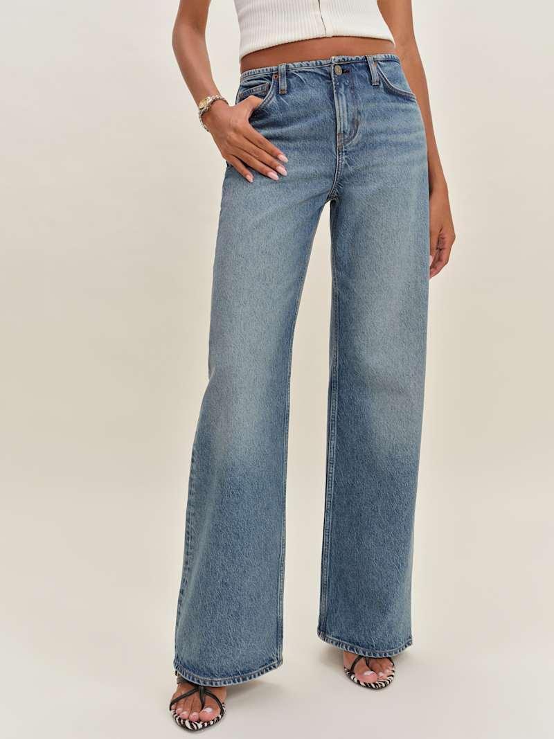 Cary Low Rise Slouchy Wide Leg Jeans Product Image