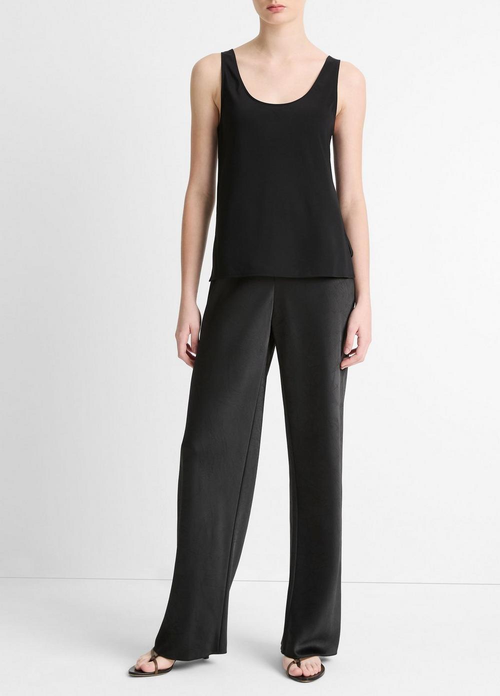 Womens Classic Stretch-Silk Bias Tank, Tidal, Size S Vince Product Image