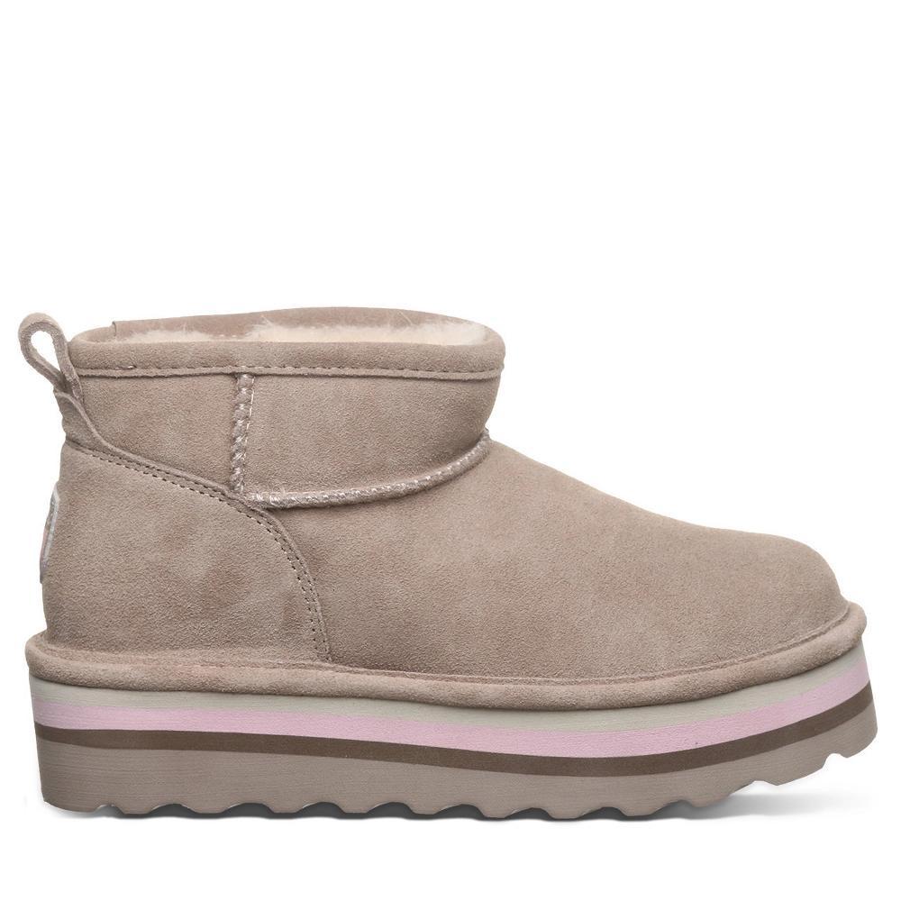 Bearpaw Retro Shorty Women's Suede Winter Boots, Size: 10, Iced Brown Solid Product Image