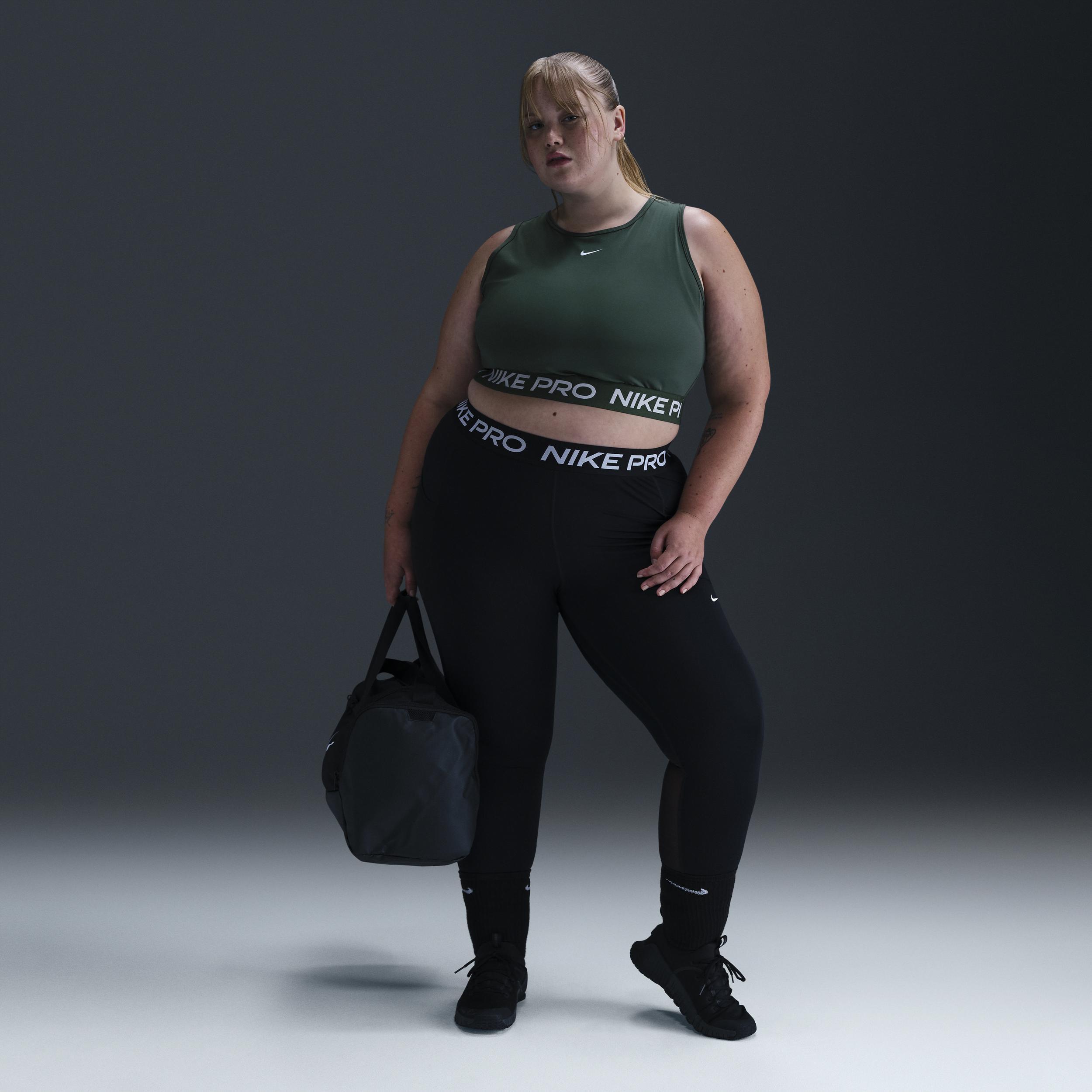 Nike Pro Women's Dri-FIT Cropped Tank Top (Plus Size) Product Image
