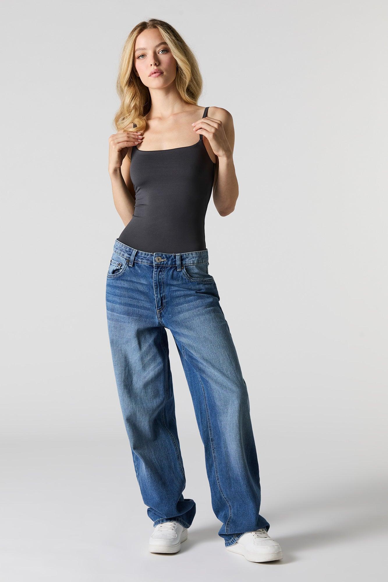 Contour Square Neck Sleeveless Bodysuit Female Product Image