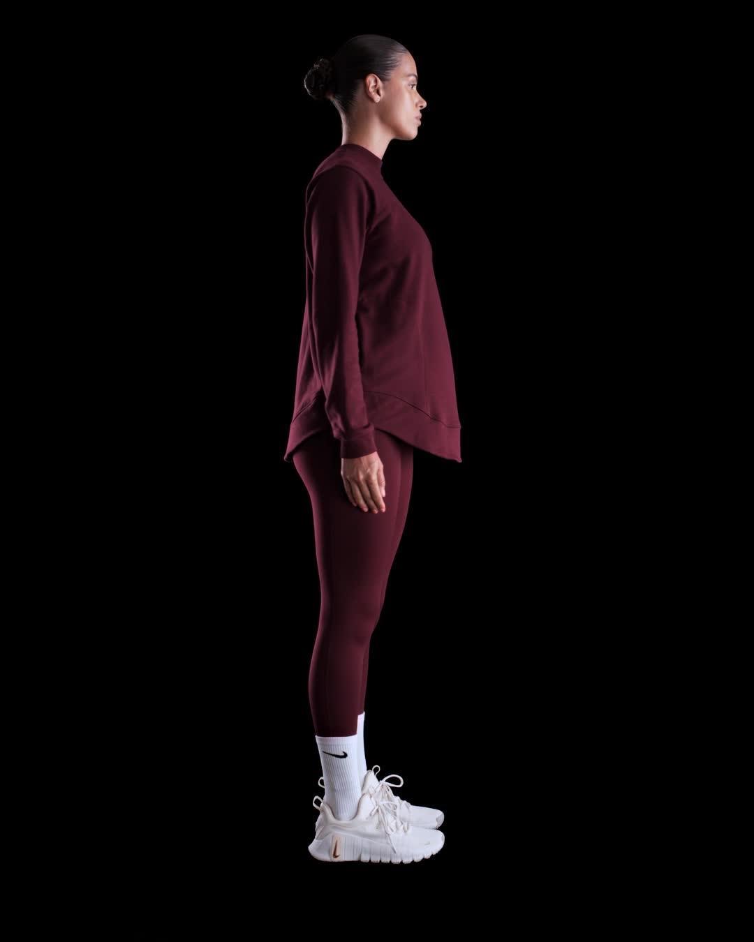 Nike (M) One Women's Reversible French Terry Pullover Top (Maternity) Product Image