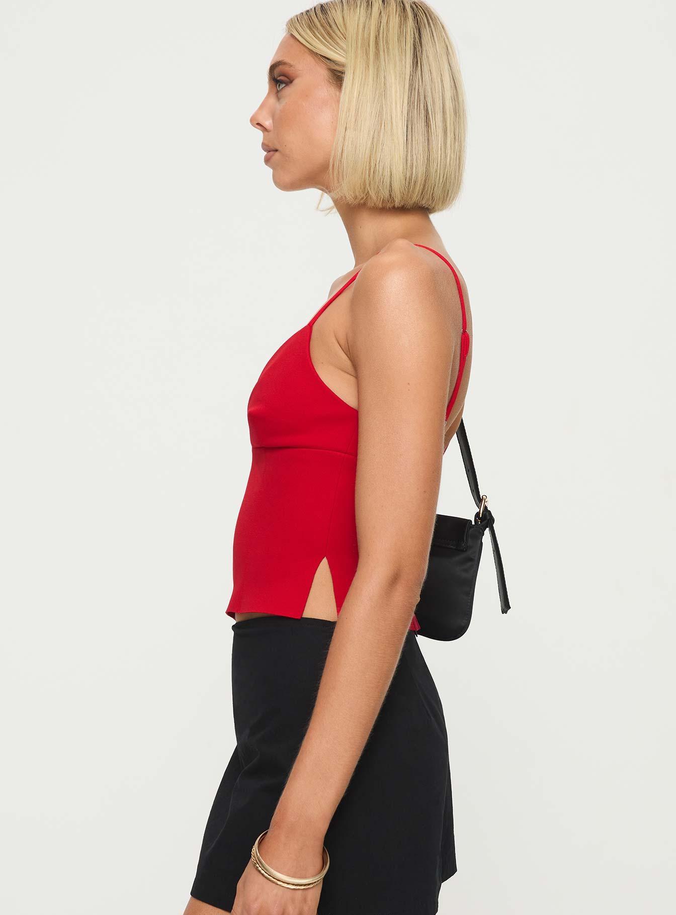 Sculpture Top Red Product Image