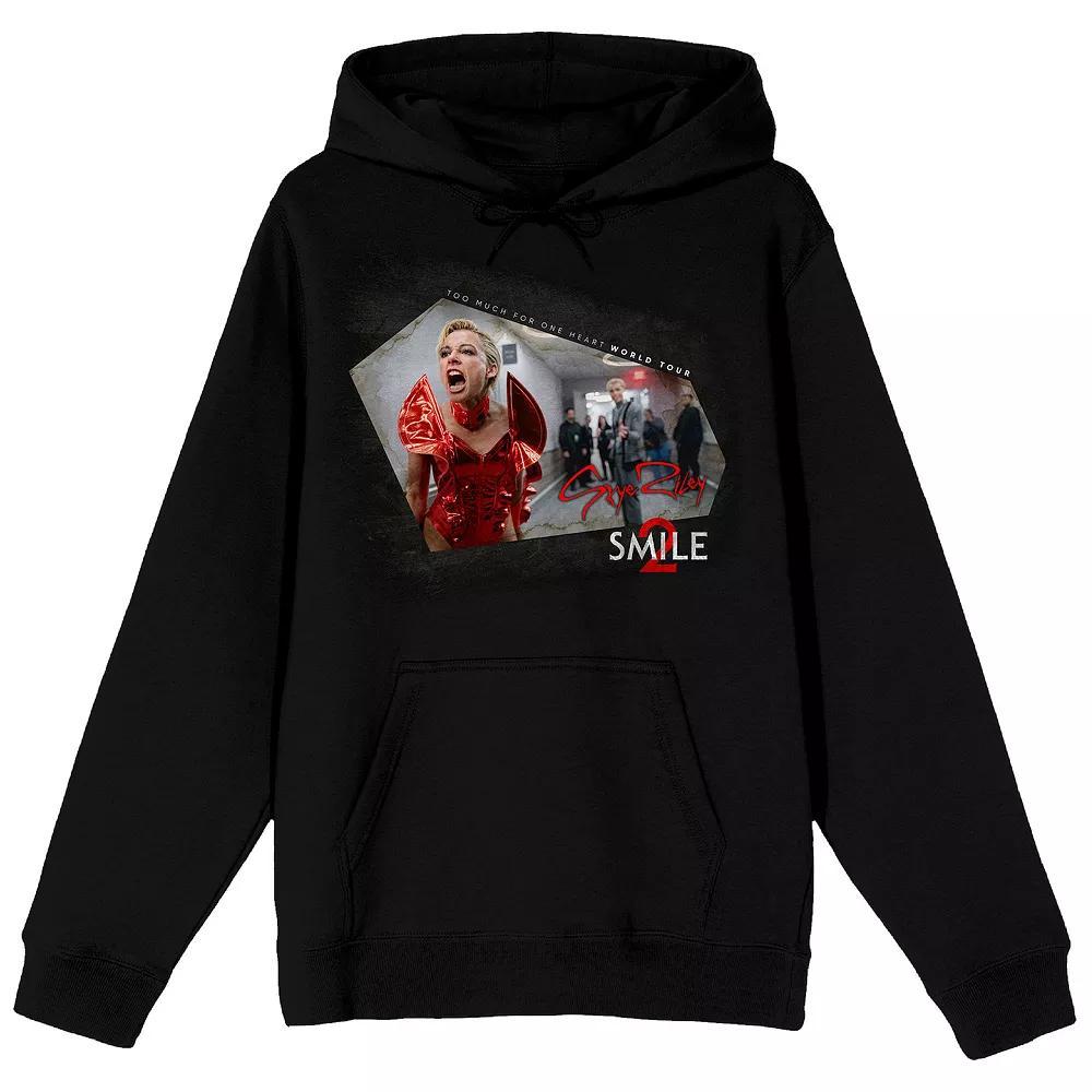 Men's Smile 2 Graphic Hoodie, Size: Medium, Black Product Image