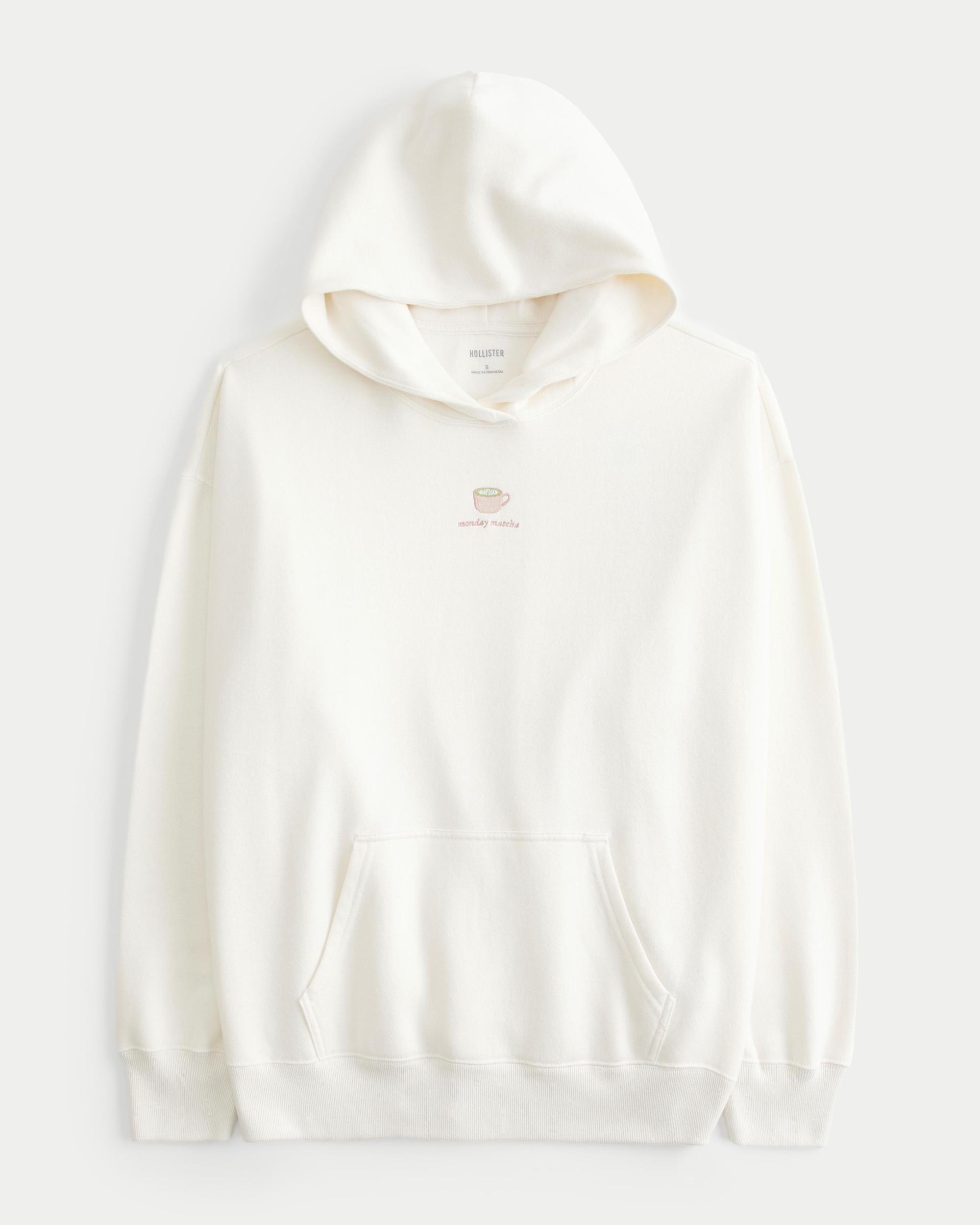 Oversized Football Graphic Hoodie Product Image