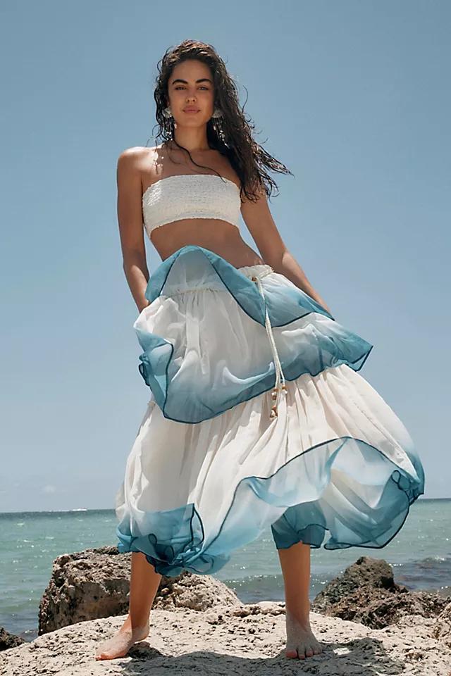 Dip Into The Tiers Maxi Skirt Product Image