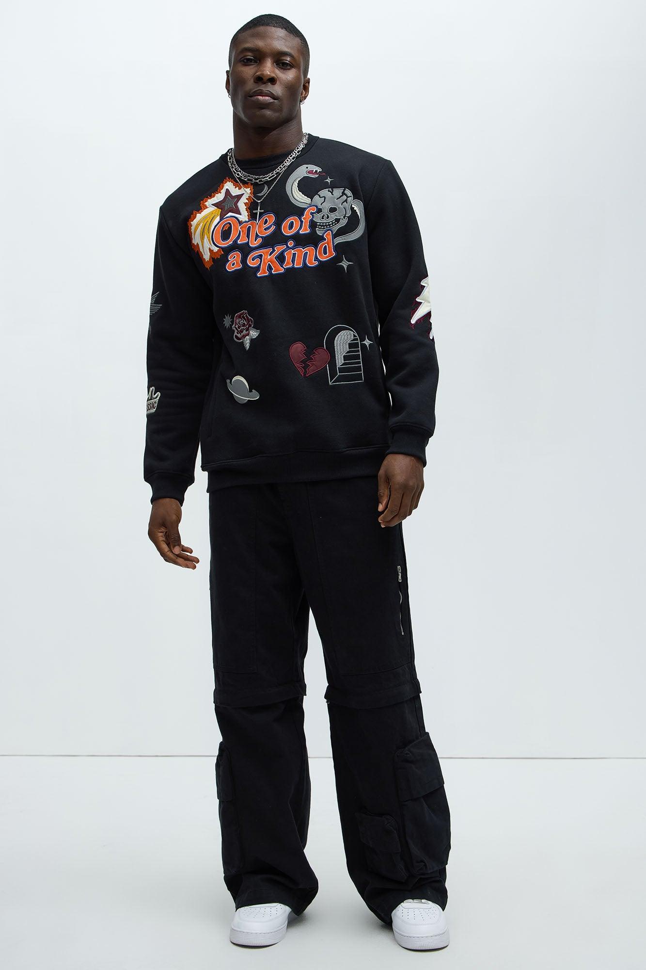 One Of A Kind Crewneck Sweatshirt - Black Product Image