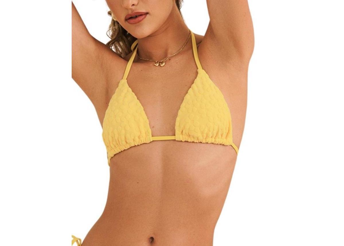 Dippin Daisys Womens Palm Tie Back Triangle Bikini Top - Product Image