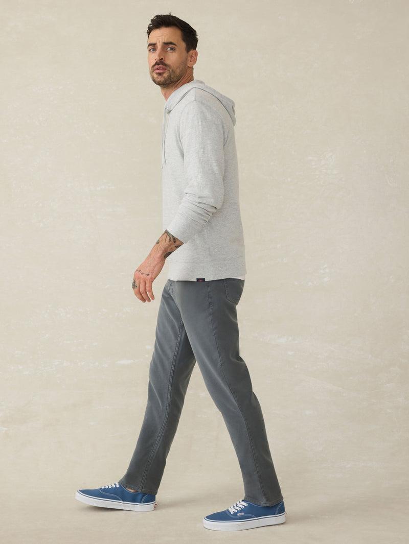 Stretch Terry 5-Pocket Athletic Fit Pant - Slate Product Image