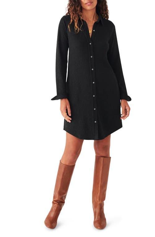 Faherty Button Front Legend Sweater Knit Shirt Dress Product Image