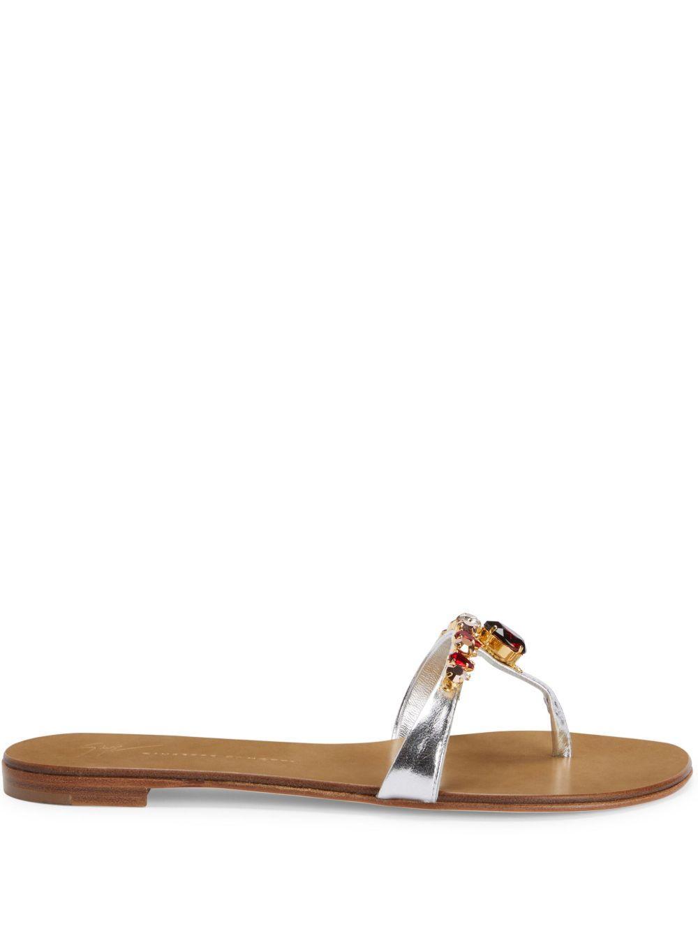 Katisha gemstone-detail sandals Product Image