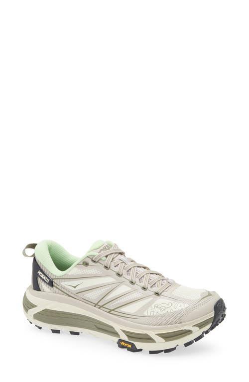 HOKA Gender Inclusive Mafate Speed 2 Sneaker in Putty /Eucalyptus at Nordstrom, Size 8.5 Women's Product Image
