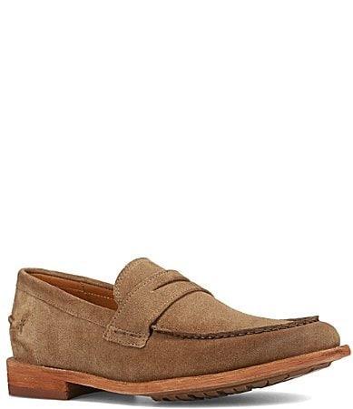 Men's Tyler Flex Suede Penny Loafers Product Image