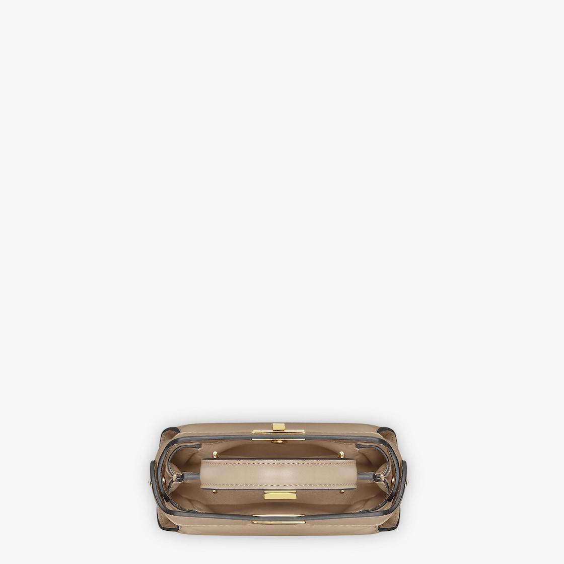 Nano PeekabooDove gray nappa leather miniature bag Product Image