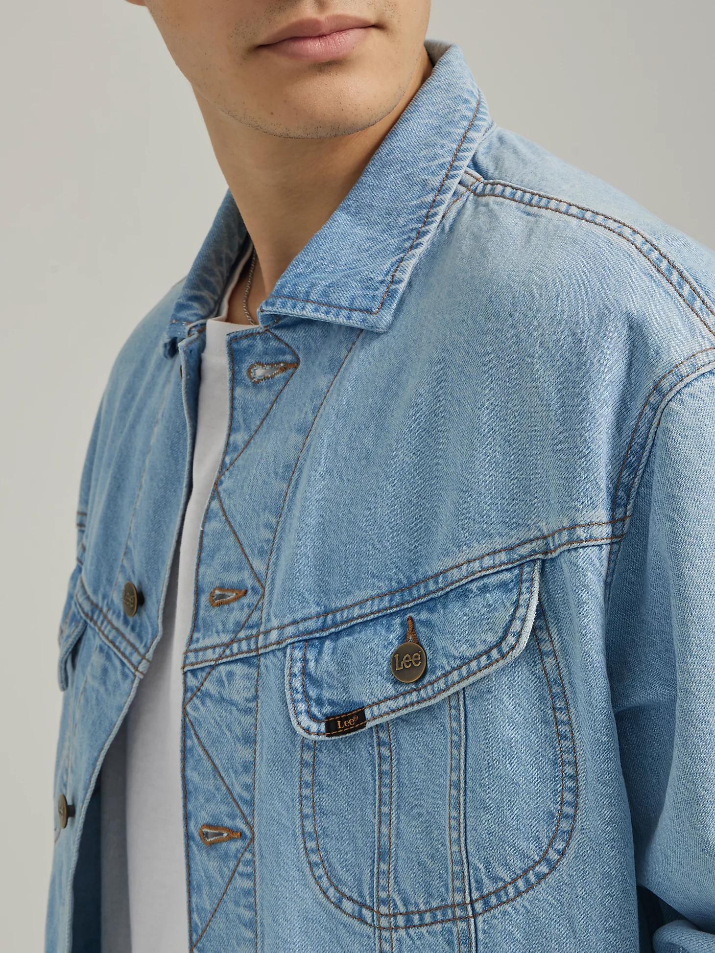 Men's Loose Fit Denim Rider™ Jacket | Men's Jackets & Outerwear | Lee® Product Image