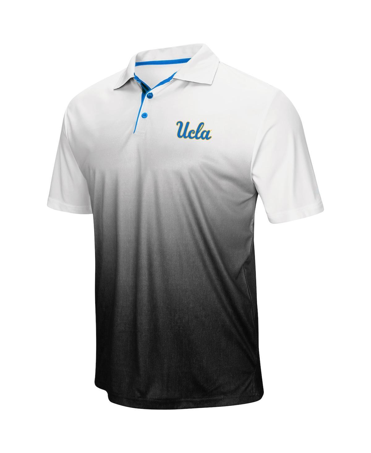 Men's Colosseum Heathered Gray Wisconsin Badgers Magic Team Logo Polo, Size: Small, Grey Product Image