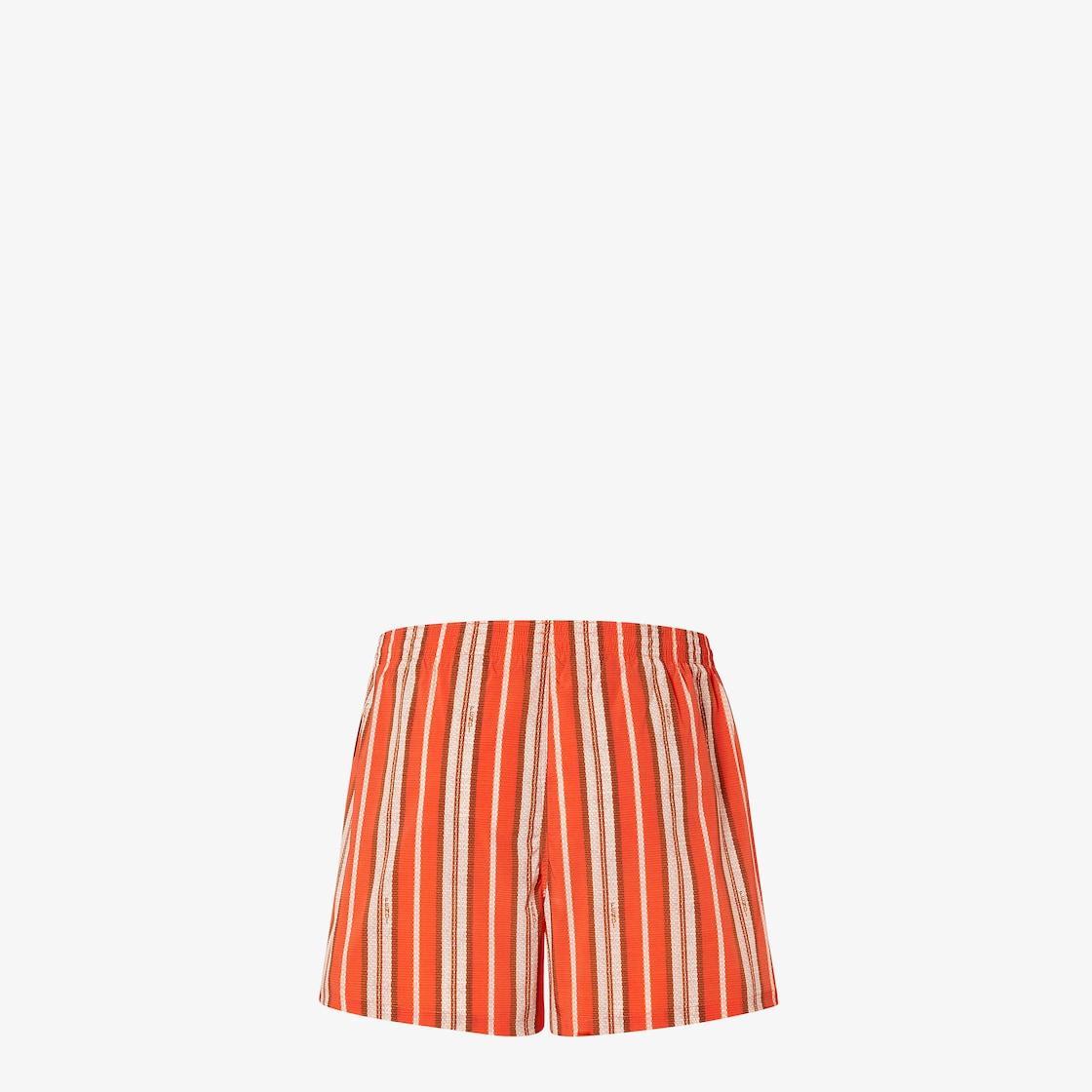 TopMulticolor-stripe organic cotton knit top Product Image